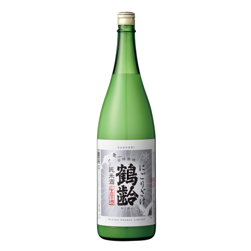 鶴齢 純米にごり酒　1.8L