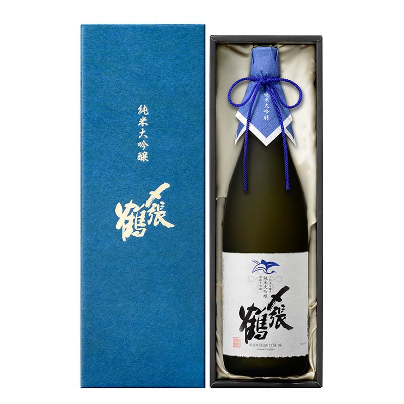 〆張鶴 純米大吟醸 BLUE LABEL　1.8L