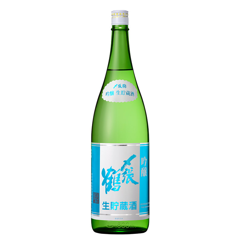 〆張鶴 吟醸 生貯蔵酒　1.8L